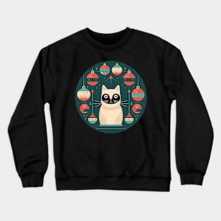 Manx Cat Xmas Xmas Ornament, Love Cats Crewneck Sweatshirt